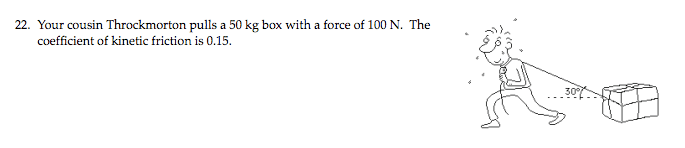 Throcky Goal-less problem a problem from the conservation of energy unit